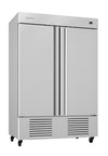 Infrico IRR-AN49BT 54" Two Section Reach In Freezer, (2) Solid Doors, 115v