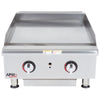 APW Wyott GGT-18S Thermostatic 18" Countertop Griddle - 20,000 BTU