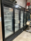 True - GDM-72F - 3 door glass freezer 2017 (Used)