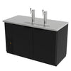ADDC-58-HC Black-Finish Direct Draw Beer Cooler 58" Asber
