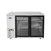 Atosa Glass Door Back Bar Coolers MBB59GGR Stainless steel