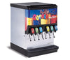 Servend 2705020 SV-150 6 Valve Sanitary Lever Countertop Ice/Beverage Dispenser with 150 lb. Ice Storage