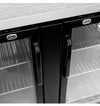 Saba STBB-27-58G 27″ Depth 58″ Two Glass Door Back Bar Refrigerator