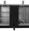 Saba SDD-27-69 27″ Depth 69″ Two Glass Door Back Bar Refrigerator