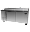 Saba SPP-67-9 67″ Two Door Pizza Prep Refrigerator