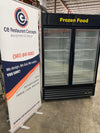 True - GDM-49F - 2 door glass freezer 2016 (Used)
