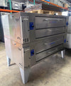 Pre-Owned Bakers Pride Y-602 Double Pizza Deck Oven,  Gas