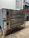 Pre-Owned Bakers Pride Y-602 Double Stack Gas Pizza Oven