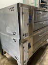 Pre-Owned Bakers Pride Y-602 Double Stack Gas Pizza Oven