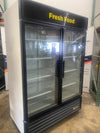 True - GDM - 49 two door glass door cooler merchandiser 2013