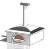 Marra Forni MS36-36W Square Wood Fired Pizza Oven