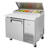 Turbo Air TPR-44SD-N 1 Door refrigeration Pizza Prep Table